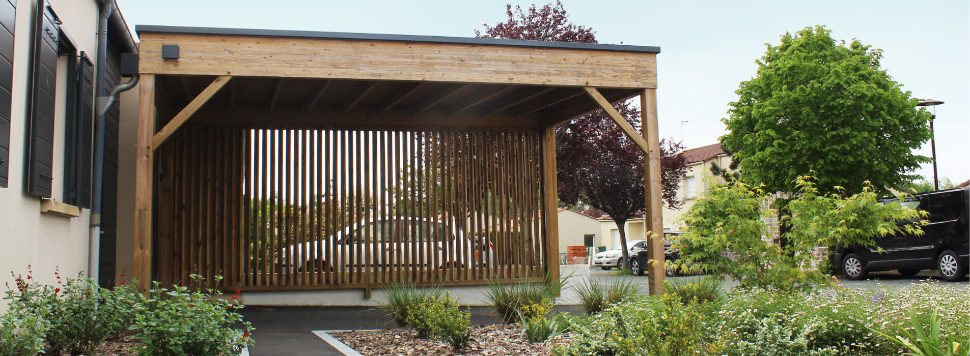 Réalisations aménagement terrasse extérieure - Jardins de Vendée