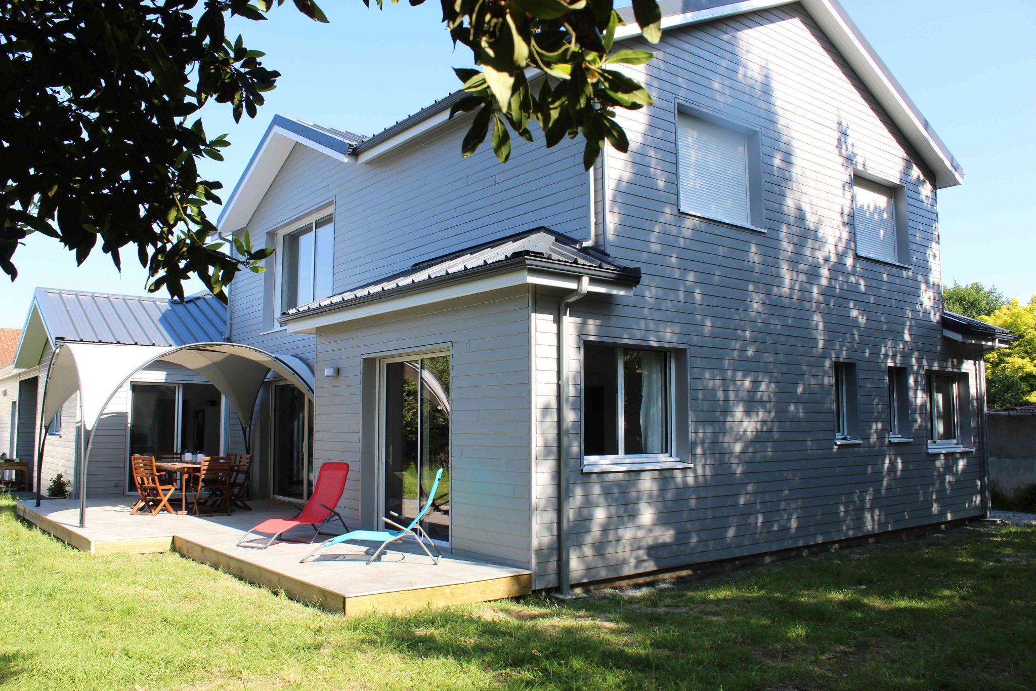 Une maison bois "style Louisiane" en Vendée