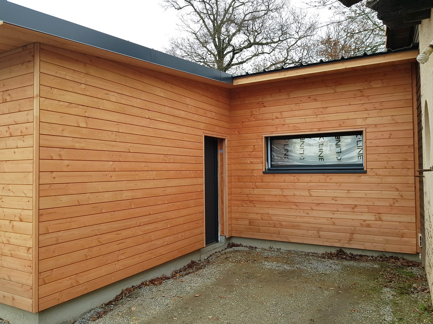 Extension bois maison vendée - Réalisation Guerin Bremaud
