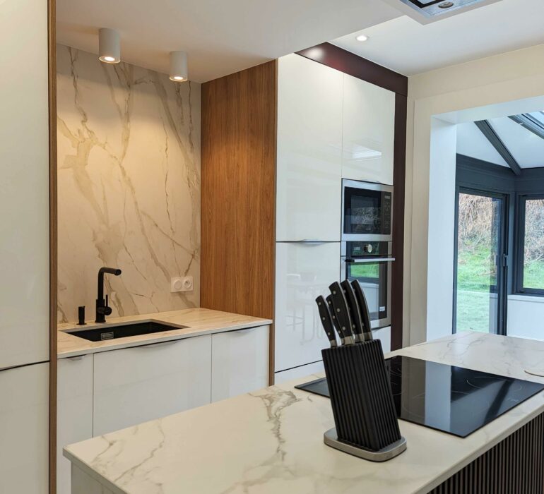 cuisine de qualité réalisée par un artisan menuisier GUERIN BREMAUD aux Herbiers